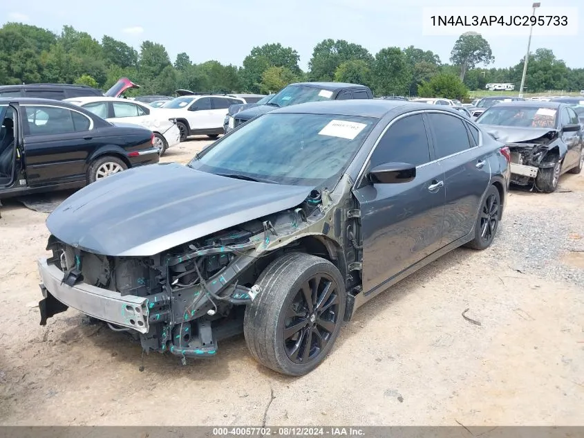 2018 Nissan Altima 2.5 Sr VIN: 1N4AL3AP4JC295733 Lot: 40057702