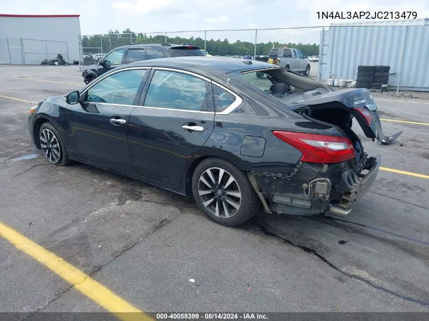 2018 Nissan Altima 2.5/S/Sv/Sl/Sr VIN: 1N4AL3AP2JC213479 Lot: 40058399