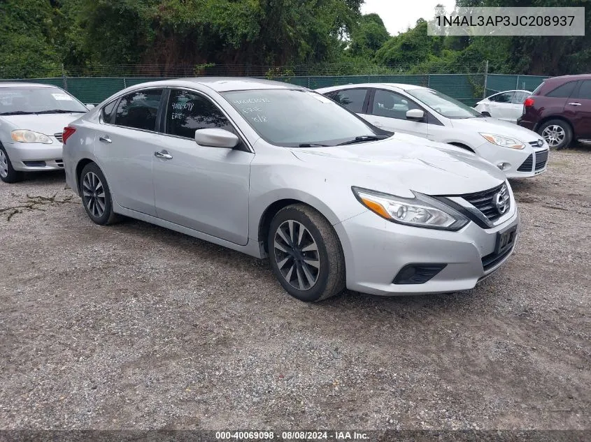 2018 Nissan Altima 2.5 Sv VIN: 1N4AL3AP3JC208937 Lot: 40069098