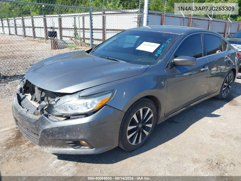 2018 Nissan Altima 2.5/S/Sv/Sl/Sr VIN: 1N4AL3AP7JC263309 Lot: 40084930