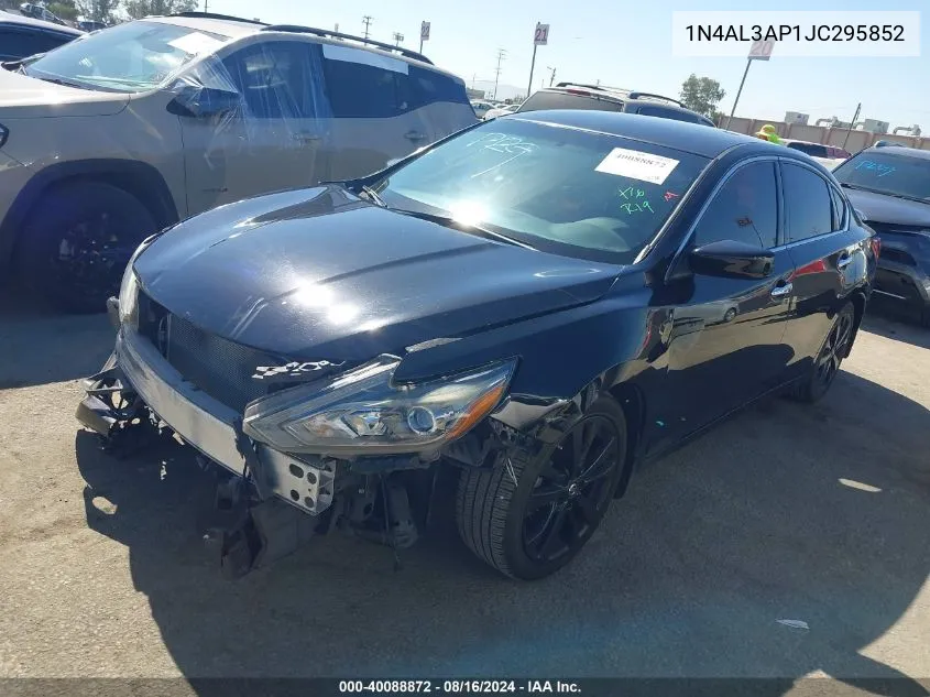 2018 Nissan Altima 2.5 Sr VIN: 1N4AL3AP1JC295852 Lot: 40088872