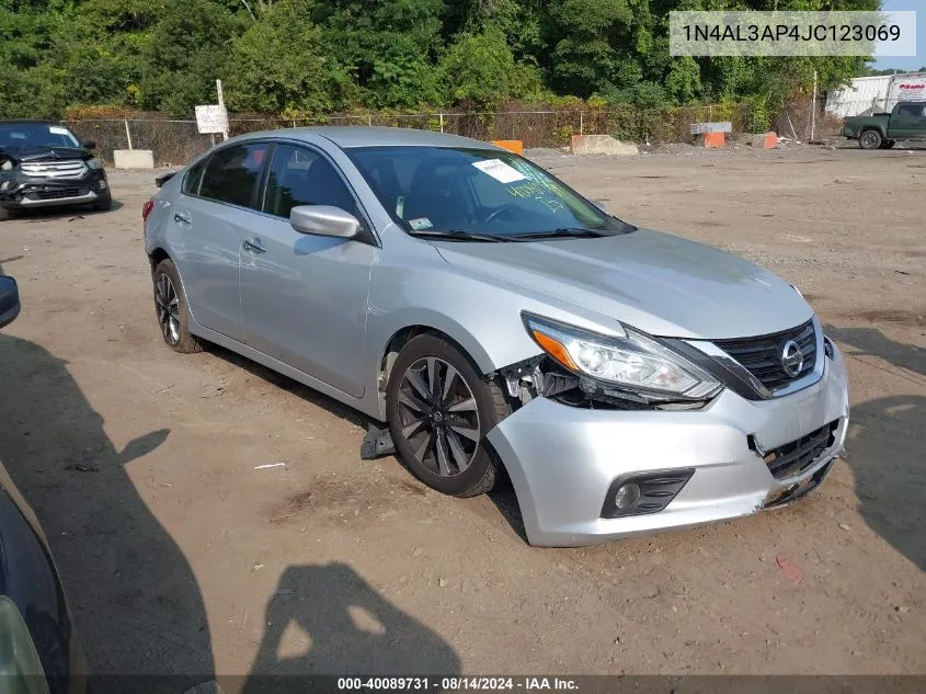 2018 Nissan Altima 2.5 Sv VIN: 1N4AL3AP4JC123069 Lot: 40089731