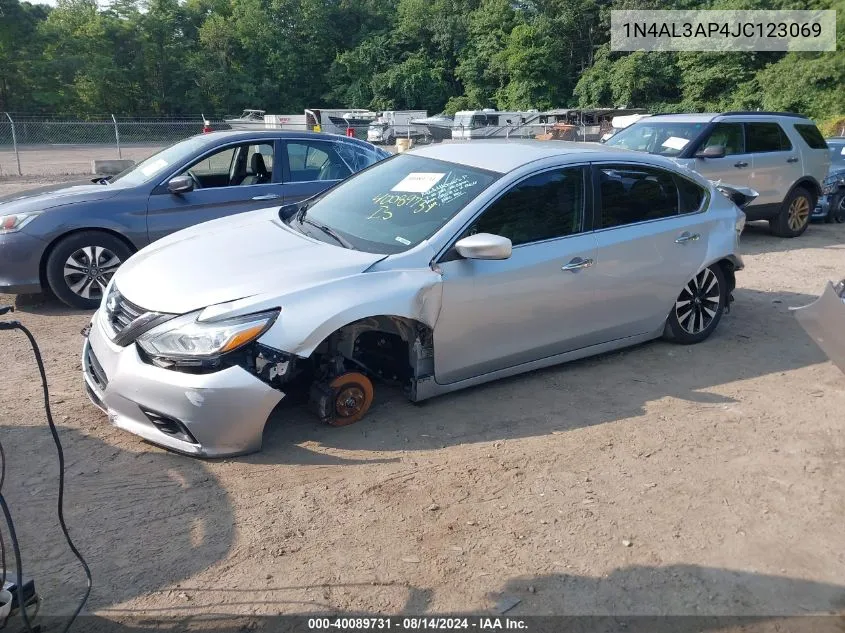 2018 Nissan Altima 2.5 Sv VIN: 1N4AL3AP4JC123069 Lot: 40089731