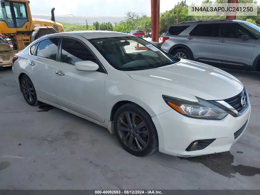 1N4AL3AP0JC241250 2018 Nissan Altima 2.5 Sr