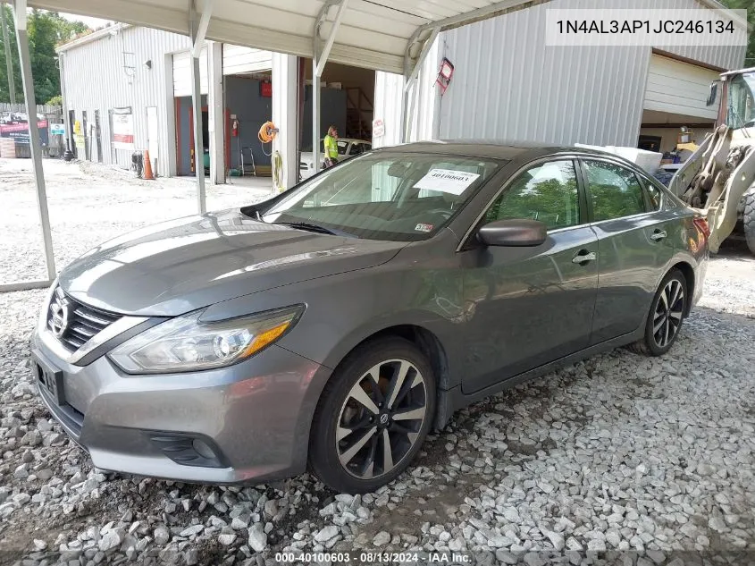 2018 Nissan Altima 2.5 Sr VIN: 1N4AL3AP1JC246134 Lot: 40100603