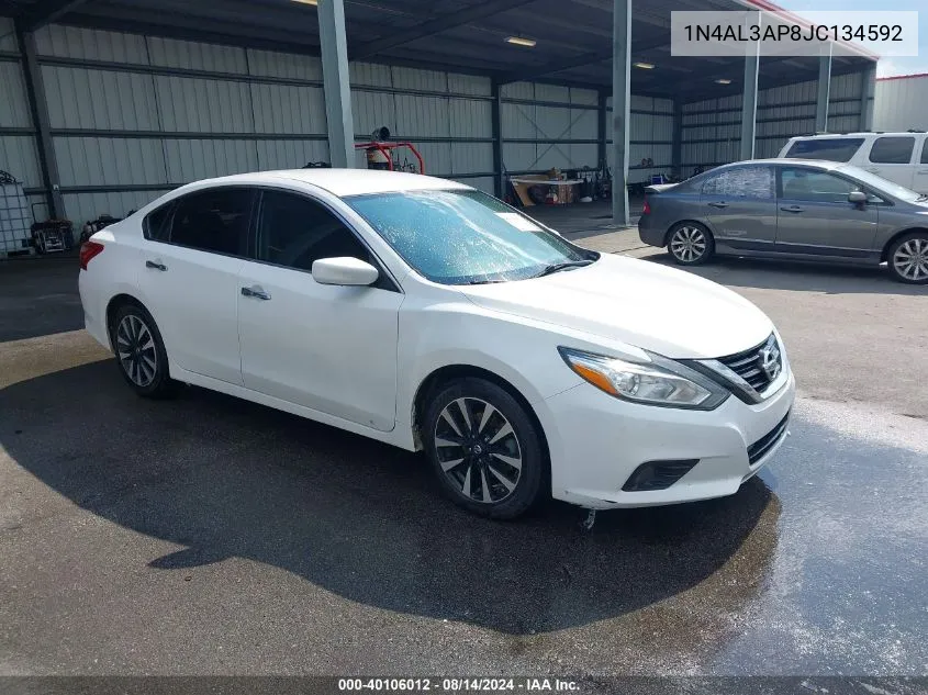 2018 Nissan Altima 2.5 Sv VIN: 1N4AL3AP8JC134592 Lot: 40106012