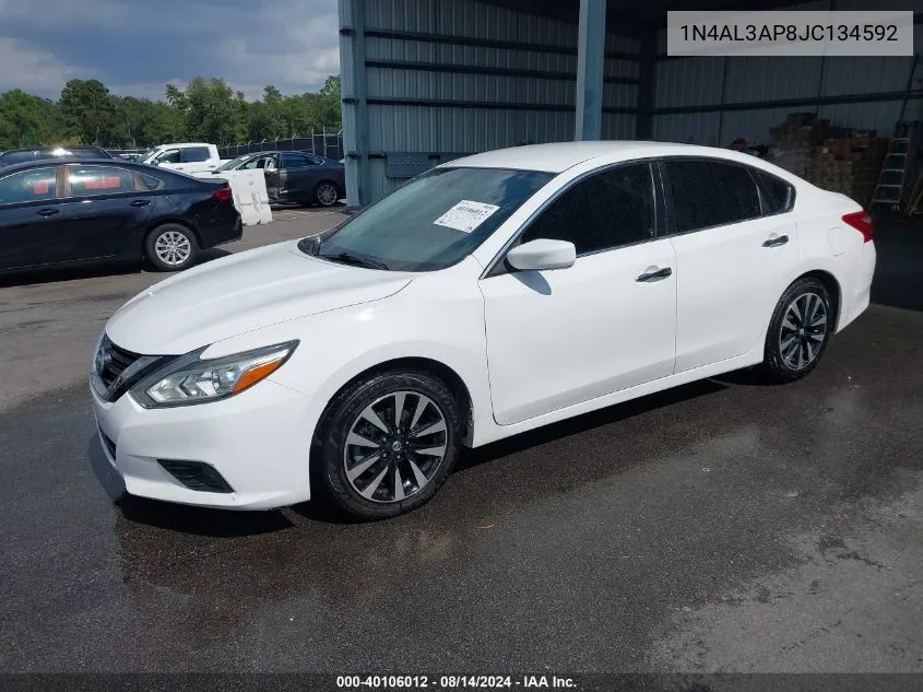 2018 Nissan Altima 2.5 Sv VIN: 1N4AL3AP8JC134592 Lot: 40106012