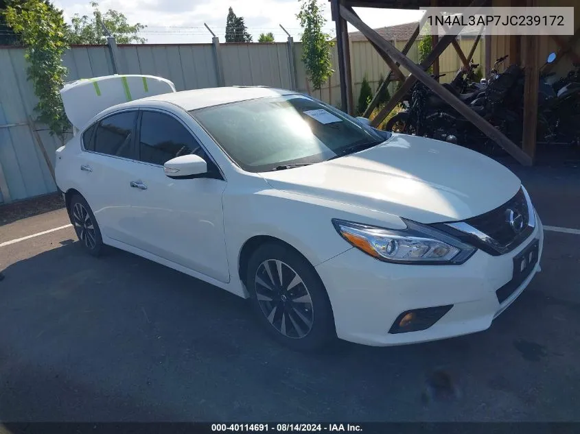 2018 Nissan Altima 2.5 Sl VIN: 1N4AL3AP7JC239172 Lot: 40114691