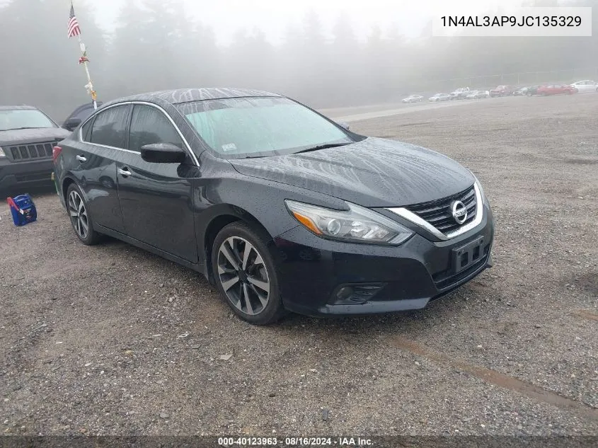 2018 Nissan Altima 2.5 Sr VIN: 1N4AL3AP9JC135329 Lot: 40123963