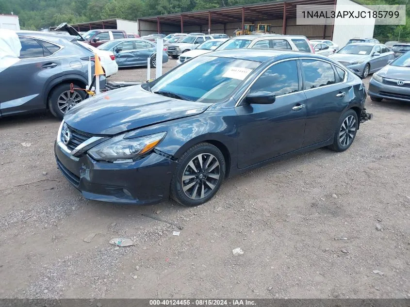 2018 Nissan Altima 2.5 Sv VIN: 1N4AL3APXJC185799 Lot: 40124455