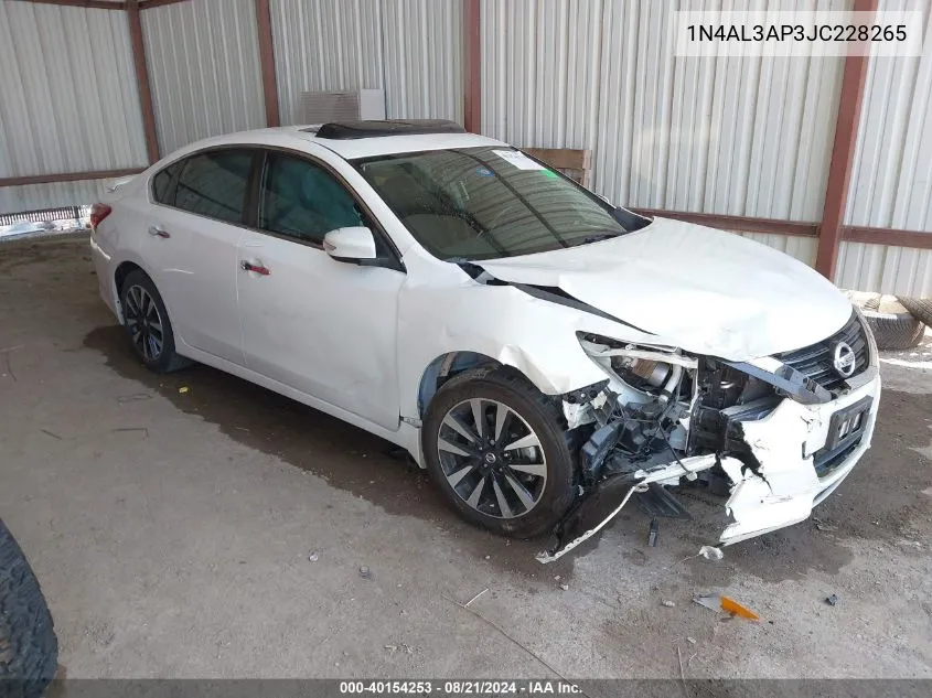 1N4AL3AP3JC228265 2018 Nissan Altima 2.5/S/Sv/Sl/Sr