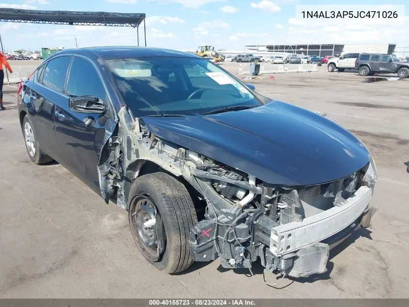 2018 Nissan Altima 2.5 S VIN: 1N4AL3AP5JC471026 Lot: 40155723