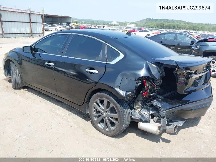 2018 Nissan Altima 2.5 Sr VIN: 1N4AL3AP9JC299874 Lot: 40197533