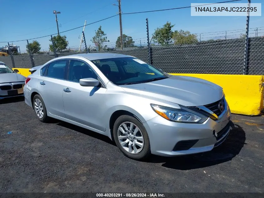 2018 Nissan Altima 2.5 S VIN: 1N4AL3AP4JC222295 Lot: 40203291