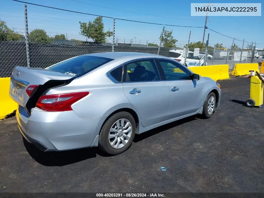 2018 Nissan Altima 2.5 S VIN: 1N4AL3AP4JC222295 Lot: 40203291