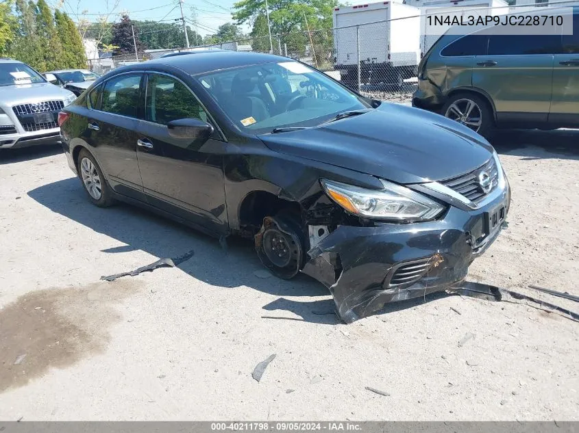 2018 Nissan Altima 2.5 S VIN: 1N4AL3AP9JC228710 Lot: 40211798