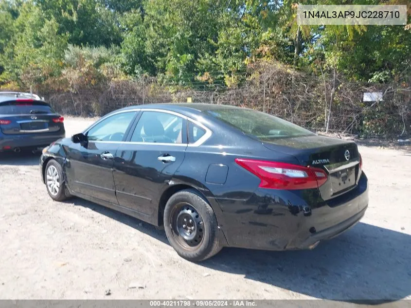 2018 Nissan Altima 2.5 S VIN: 1N4AL3AP9JC228710 Lot: 40211798