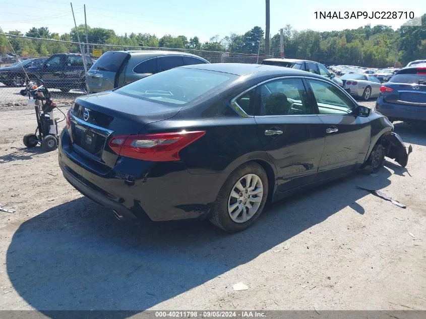 2018 Nissan Altima 2.5 S VIN: 1N4AL3AP9JC228710 Lot: 40211798