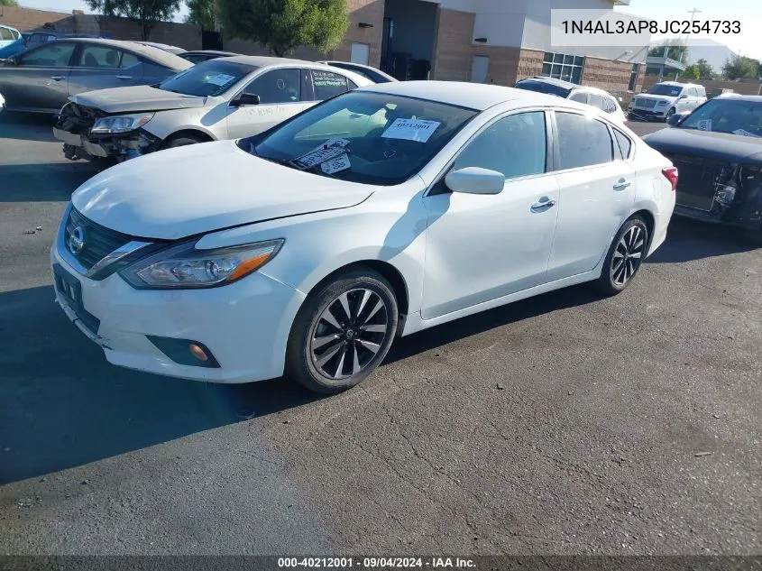 1N4AL3AP8JC254733 2018 Nissan Altima 2.5 Sv