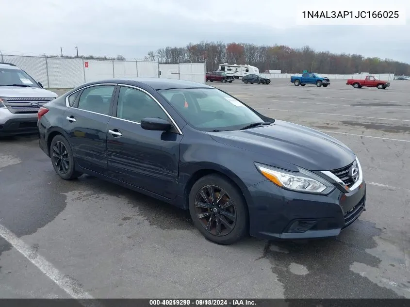 2018 Nissan Altima 2.5 Sv VIN: 1N4AL3AP1JC166025 Lot: 40219290