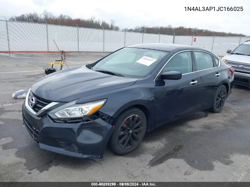 2018 Nissan Altima 2.5 Sv VIN: 1N4AL3AP1JC166025 Lot: 40219290