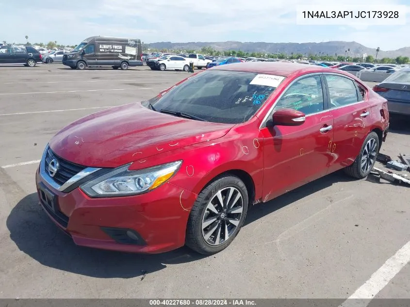 2018 Nissan Altima 2.5 Sl VIN: 1N4AL3AP1JC173928 Lot: 40227680