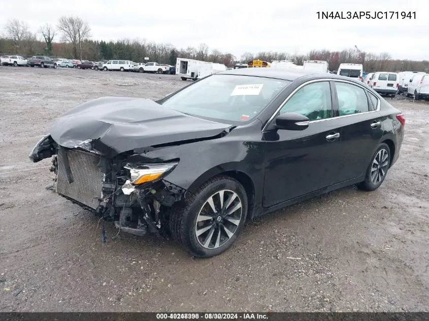 2018 Nissan Altima 2.5 Sl VIN: 1N4AL3AP5JC171941 Lot: 40248398