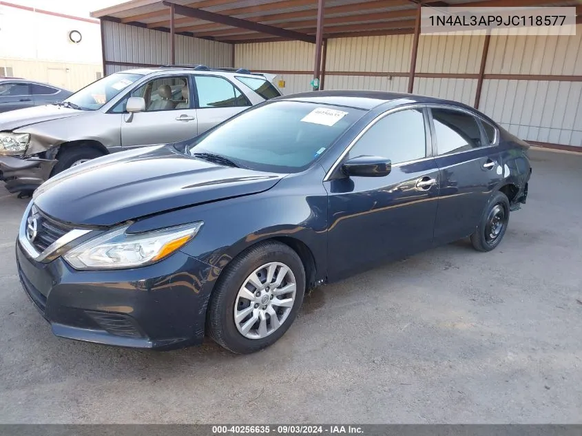 2018 Nissan Altima 2.5 S VIN: 1N4AL3AP9JC118577 Lot: 40256635