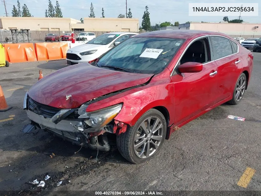 2018 Nissan Altima 2.5 Sr VIN: 1N4AL3AP2JC295634 Lot: 40270394