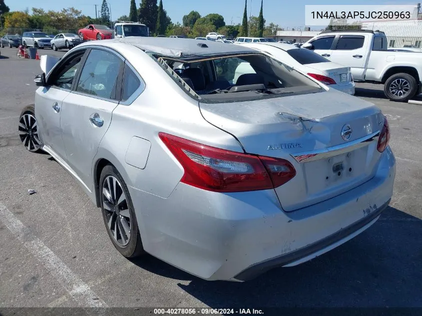 2018 Nissan Altima 2.5 Sl VIN: 1N4AL3AP5JC250963 Lot: 40278056