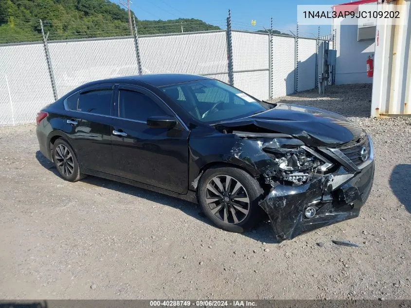 2018 Nissan Altima 2.5 Sv VIN: 1N4AL3AP9JC109202 Lot: 40288749