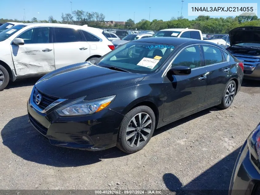 2018 Nissan Altima 2.5 Sv VIN: 1N4AL3APXJC214055 Lot: 40292162