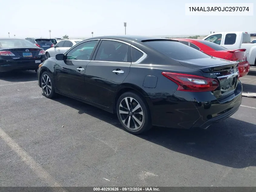 2018 Nissan Altima 2.5 Sr VIN: 1N4AL3AP0JC297074 Lot: 40293626