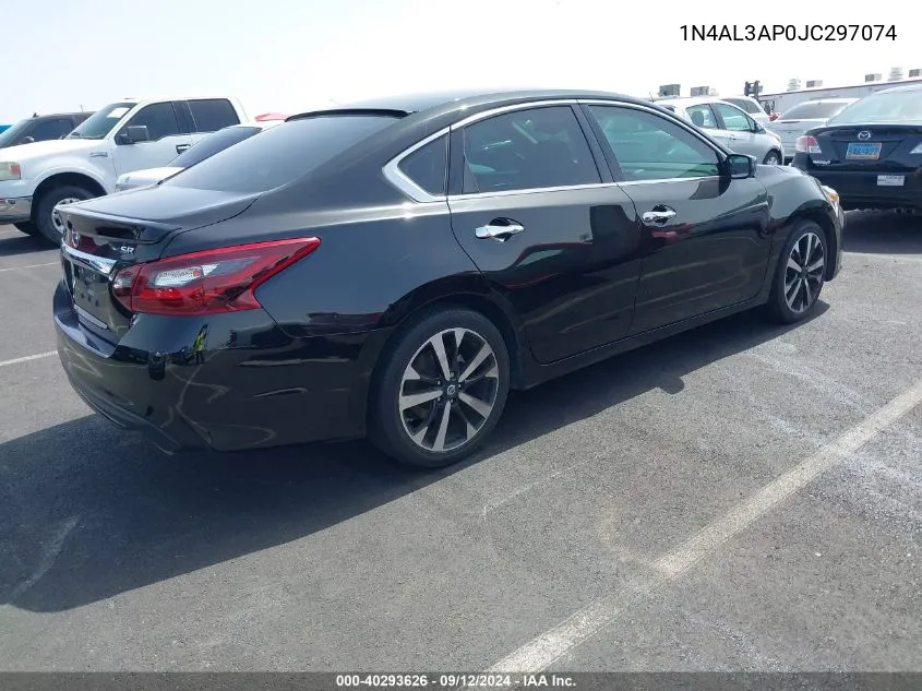 2018 Nissan Altima 2.5 Sr VIN: 1N4AL3AP0JC297074 Lot: 40293626