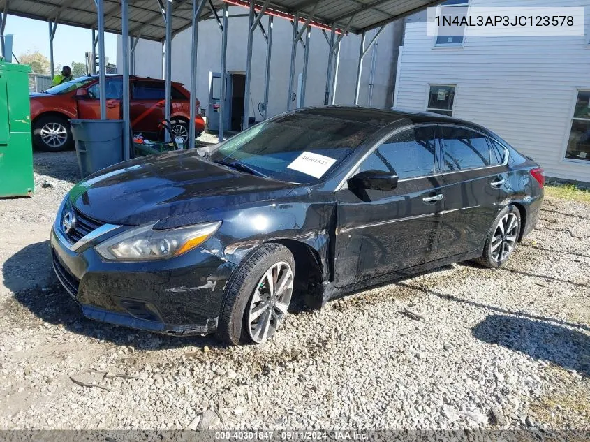 2018 Nissan Altima 2.5 Sr VIN: 1N4AL3AP3JC123578 Lot: 40301547