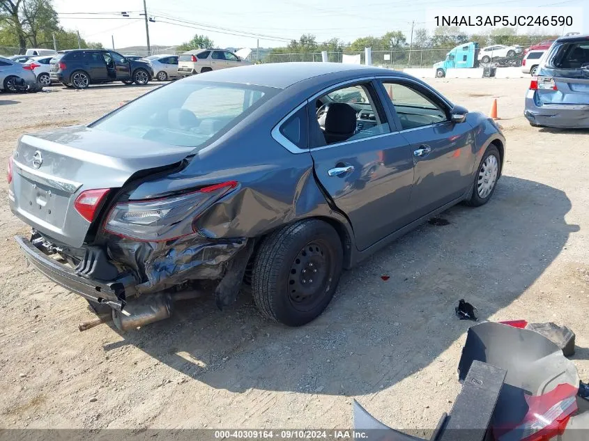 2018 Nissan Altima 2.5 S VIN: 1N4AL3AP5JC246590 Lot: 40309164