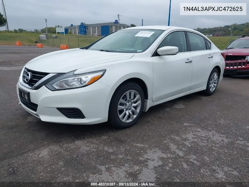 2018 Nissan Altima 2.5 S VIN: 1N4AL3APXJC472625 Lot: 40310387