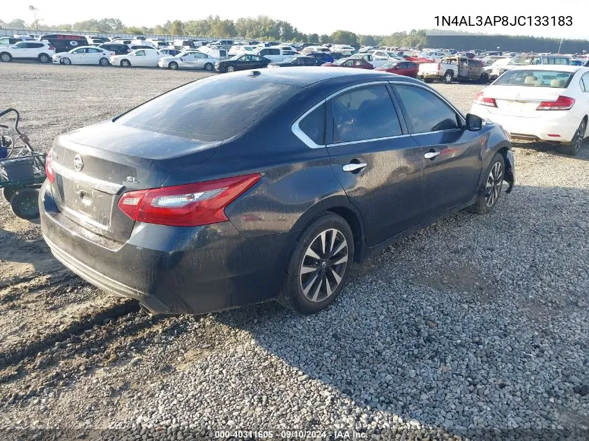 2018 Nissan Altima 2.5/S/Sv/Sl/Sr VIN: 1N4AL3AP8JC133183 Lot: 40311605