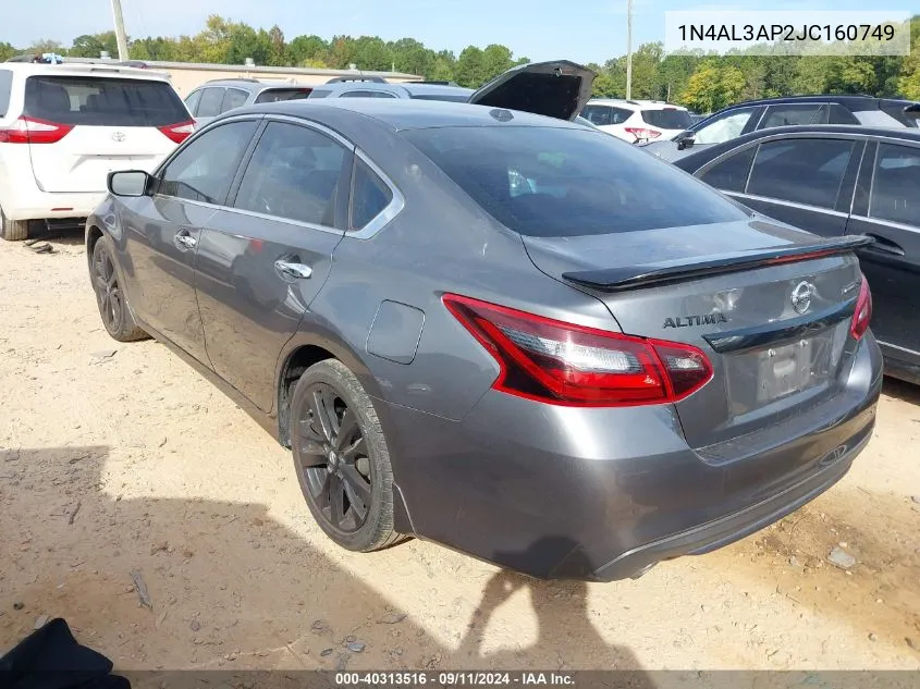 1N4AL3AP2JC160749 2018 Nissan Altima 2.5/S/Sv/Sl/Sr