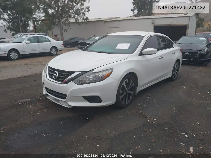 2018 Nissan Altima 2.5/S/Sv/Sl/Sr VIN: 1N4AL3AP2JC271432 Lot: 40325534