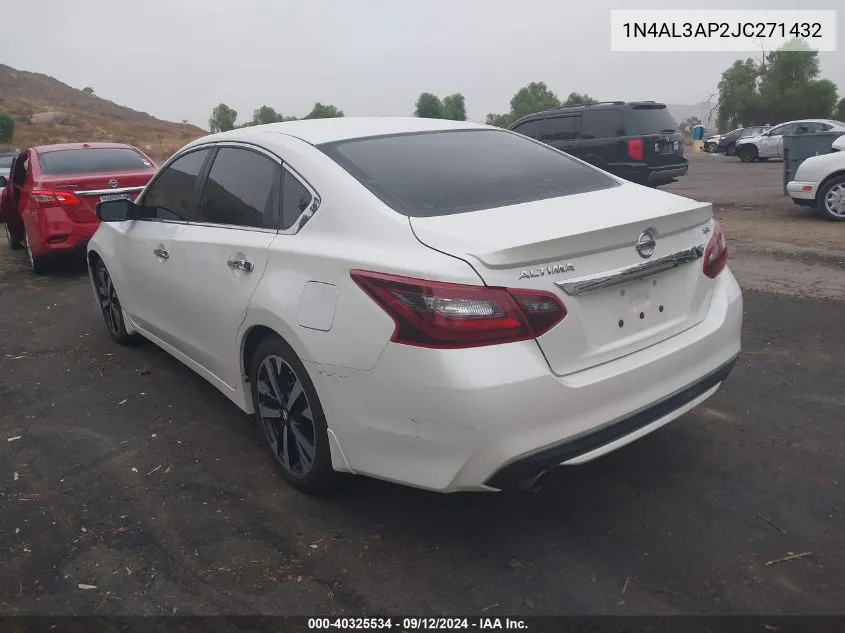 1N4AL3AP2JC271432 2018 Nissan Altima 2.5/S/Sv/Sl/Sr