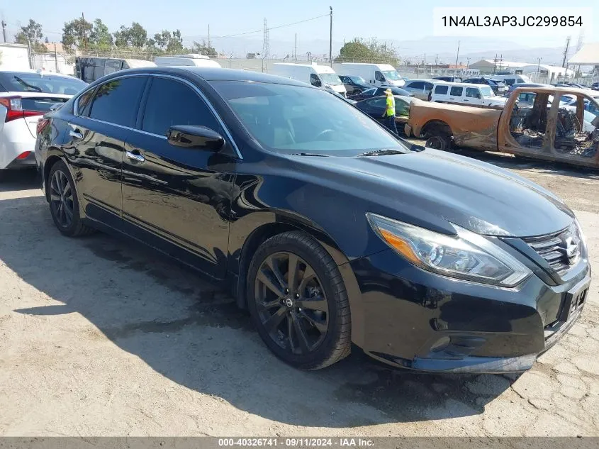 2018 Nissan Altima 2.5/S/Sv/Sl/Sr VIN: 1N4AL3AP3JC299854 Lot: 40326741