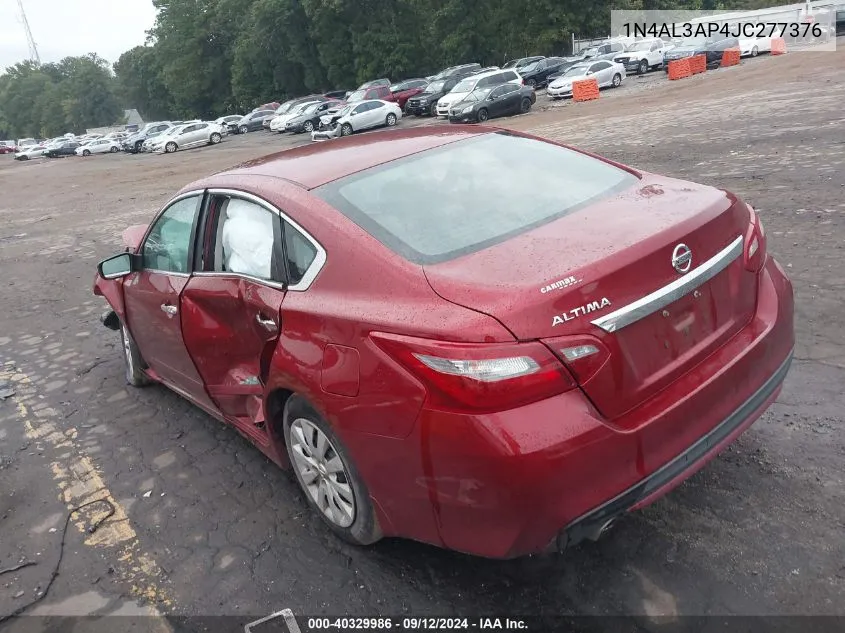 2018 Nissan Altima 2.5/S/Sv/Sl/Sr VIN: 1N4AL3AP4JC277376 Lot: 40329986