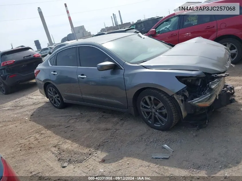 2018 Nissan Altima 2.5 Sr VIN: 1N4AL3AP3JC257068 Lot: 40331505