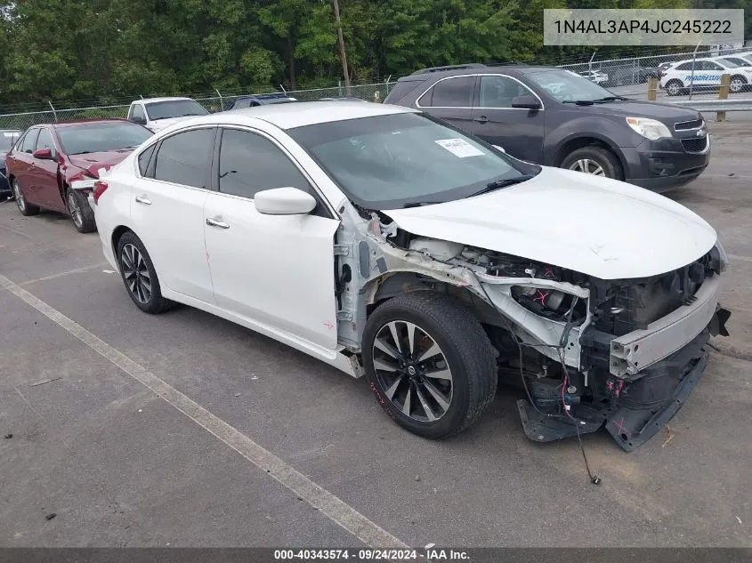 2018 Nissan Altima 2.5 Sv VIN: 1N4AL3AP4JC245222 Lot: 40343574