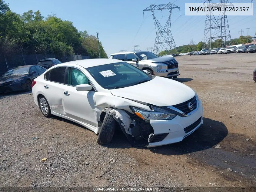 2018 Nissan Altima 2.5 S VIN: 1N4AL3AP0JC262597 Lot: 40345407