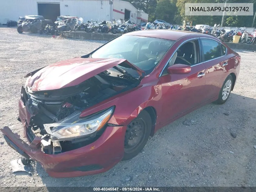 1N4AL3AP9JC129742 2018 Nissan Altima 2.5/S/Sv/Sl/Sr