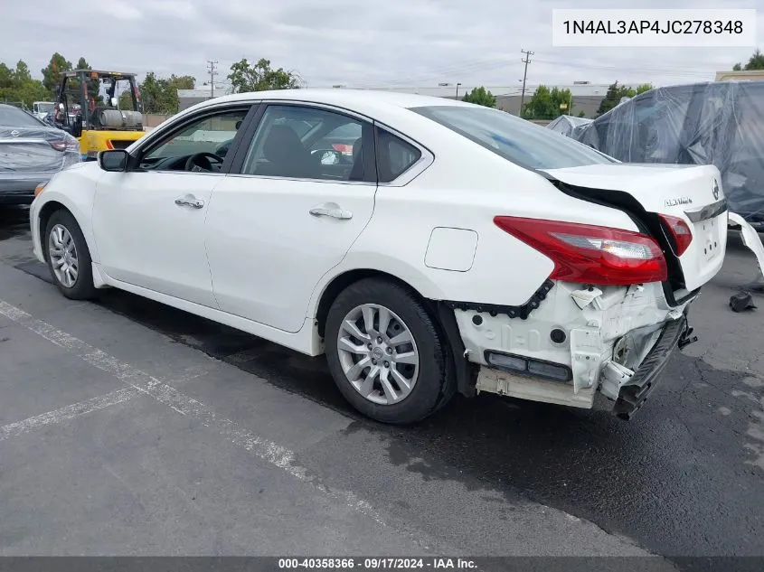 1N4AL3AP4JC278348 2018 Nissan Altima 2.5 S