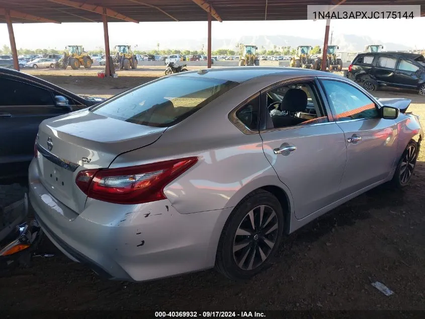 2018 Nissan Altima 2.5 Sv VIN: 1N4AL3APXJC175144 Lot: 40369932