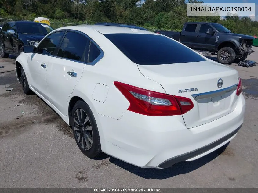 2018 Nissan Altima 2.5 Sv VIN: 1N4AL3APXJC198004 Lot: 40373164